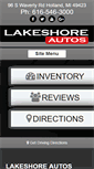Mobile Screenshot of lakeshoreautos.com